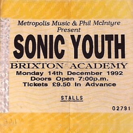 Live at Brixton Academy 1992